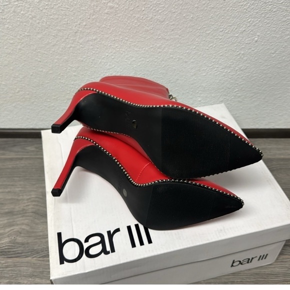 Bar III briget womens embellished pointed toe ankle boots - Picture 3 of 6